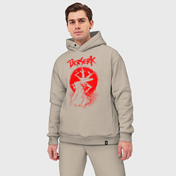 Мужской костюм оверсайз BERSERK, цвет: миндальный — фото 2