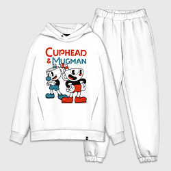 Мужской костюм оверсайз Cuphead & Mugman