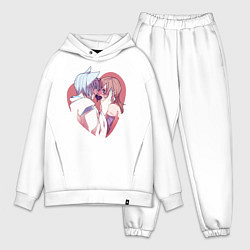 Мужской костюм оверсайз Tomoe and Nanami KIss, цвет: белый
