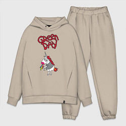 Мужской костюм оверсайз Green Day Unicorn