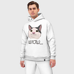 Мужской костюм оверсайз ШТОШ, цвет: белый — фото 2