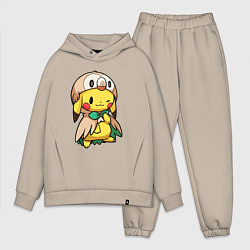Мужской костюм оверсайз Пикачу - совенок