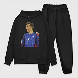 Мужской костюм оверсайз Antoine Griezmann, цвет: черный