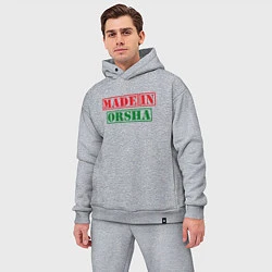 Мужской костюм оверсайз Орша - Беларусь, цвет: меланж — фото 2