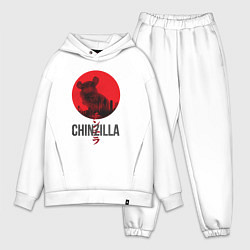 Мужской костюм оверсайз Chinzilla black