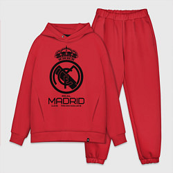 Мужской костюм оверсайз Real Madrid, цвет: красный