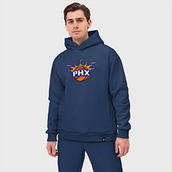 Мужской костюм оверсайз Phoenix Suns, цвет: тёмно-синий — фото 2