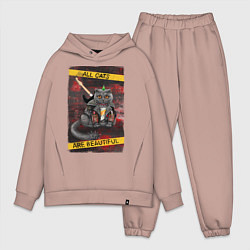 Мужской костюм оверсайз All Cats Are Beautiful - ACAB, цвет: пыльно-розовый