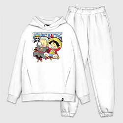 Мужской костюм оверсайз Малыши Зоро и Луффи One Piece