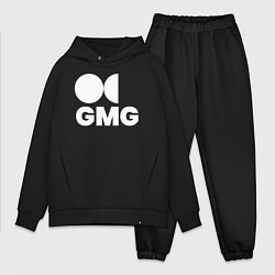 Мужской костюм оверсайз GMG, цвет: черный