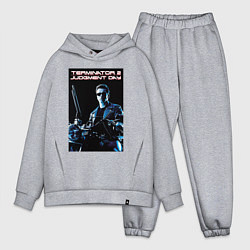 Мужской костюм оверсайз Арнольд Шварценеггер, цвет: меланж