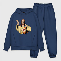 Мужской костюм оверсайз Dogma - smile Jesus like