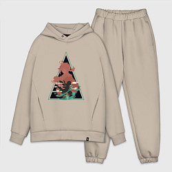 Мужской костюм оверсайз Genshin Impact KazuhaКадзуха