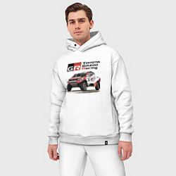 Мужской костюм оверсайз Toyota Gazoo Racing Team, Finland Motorsport, цвет: белый — фото 2