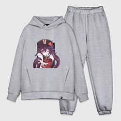 Мужской костюм оверсайз Шалость Ху Тао, цвет: меланж