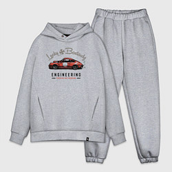 Мужской костюм оверсайз Porsche Lucky Bastardz, цвет: меланж