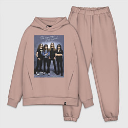 Мужской костюм оверсайз Ты помнишь, как всё начиналось?, цвет: пыльно-розовый