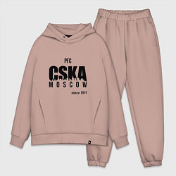 Мужской костюм оверсайз CSKA since 1911, цвет: пыльно-розовый