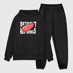 Мужской костюм оверсайз Детройт Ред Уингз Detroit Red Wings, цвет: черный