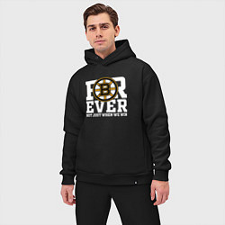 Мужской костюм оверсайз FOREVER NOT JUST WHEN WE WIN, Boston Bruins, Босто, цвет: черный — фото 2