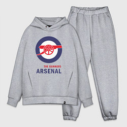 Мужской костюм оверсайз Arsenal The Gunners, цвет: меланж