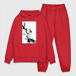 Мужской костюм оверсайз Опасный Аста, цвет: красный