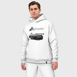 Мужской костюм оверсайз BMW Motorsport M Power Racing Team, цвет: белый — фото 2