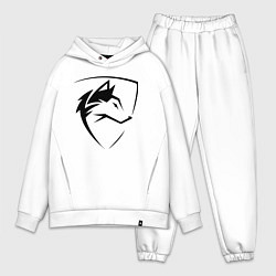 Мужской костюм оверсайз Wolf Emblem Jaw