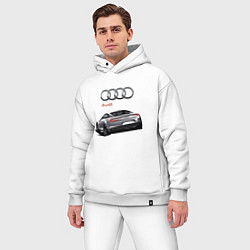 Мужской костюм оверсайз Audi Prestige Concept, цвет: белый — фото 2