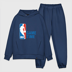 Мужской костюм оверсайз NBA Game Time, цвет: тёмно-синий