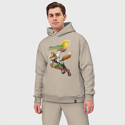 Мужской костюм оверсайз Star Fox Zero Nintendo Video game, цвет: миндальный — фото 2