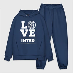 Мужской костюм оверсайз Inter Love Classic, цвет: тёмно-синий