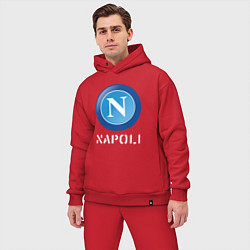 Мужской костюм оверсайз SSC NAPOLI Napoli, цвет: красный — фото 2