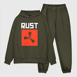 Мужской костюм оверсайз RUST FS, цвет: хаки