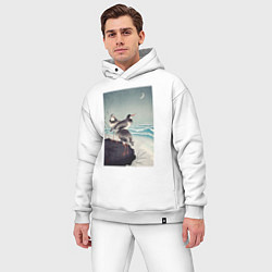 Мужской костюм оверсайз Snipes at the Shore, цвет: белый — фото 2