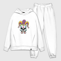 Мужской костюм оверсайз Skull Joker, цвет: белый