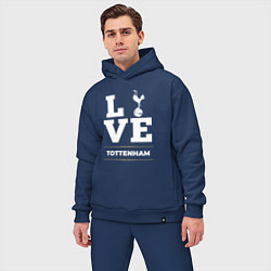 Мужской костюм оверсайз Tottenham Love Classic, цвет: тёмно-синий — фото 2