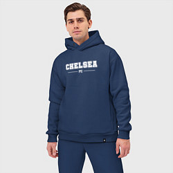 Мужской костюм оверсайз Chelsea Football Club Классика, цвет: тёмно-синий — фото 2