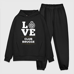 Мужской костюм оверсайз Club Brugge Love Classic, цвет: черный