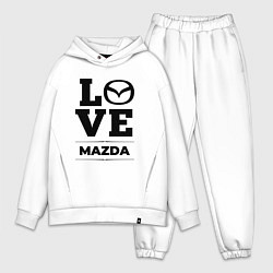 Мужской костюм оверсайз Mazda Love Classic, цвет: белый