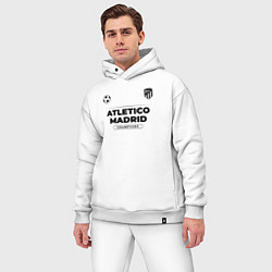 Мужской костюм оверсайз Atletico Madrid Униформа Чемпионов, цвет: белый — фото 2