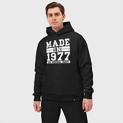 Мужской костюм оверсайз Сделано в 1977 году, цвет: черный — фото 2