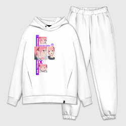 Мужской костюм оверсайз Итика Накано Ichika Nakano, цвет: белый