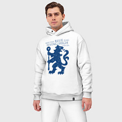 Мужской костюм оверсайз FC Chelsea Lion, цвет: белый — фото 2