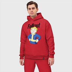 Мужской костюм оверсайз Fallout blondie boy, цвет: красный — фото 2