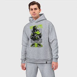 Мужской костюм оверсайз Стильная утка, цвет: меланж — фото 2