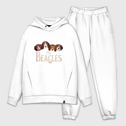 Мужской костюм оверсайз The Beagles, цвет: белый