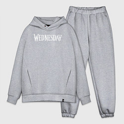 Мужской костюм оверсайз Wednesday Logo