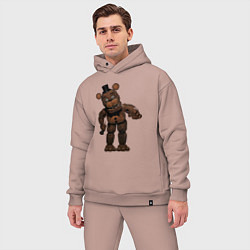 Мужской костюм оверсайз Фредди сломан, цвет: пыльно-розовый — фото 2