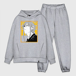 Мужской костюм оверсайз Человек-бензопила - Макима